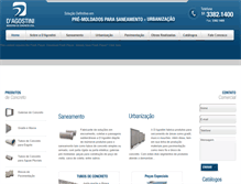 Tablet Screenshot of dagostini.ind.br